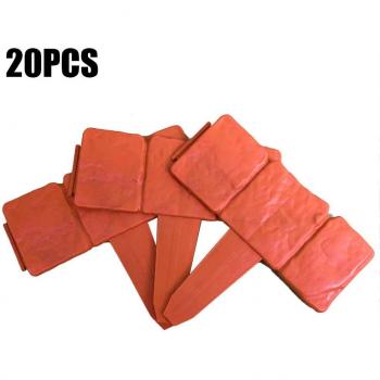 20Pcs Plastic Garden Fence Edging