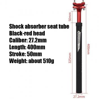 LUNJE MTB Road Bike Seatpost with Spring Suspension 27.2/30.9/31.6mm