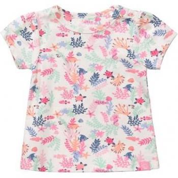 T-shirt Staccato a fantasia oceanica