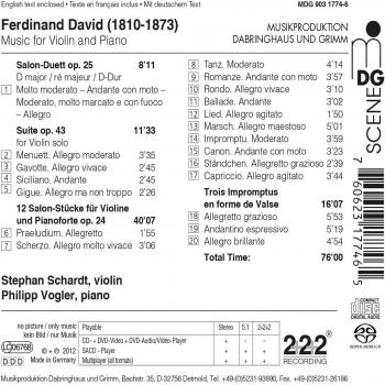 Werke für Violine und Klavier