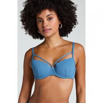 Sous-vêtement de bain Scallop à armatures, teinte bleue