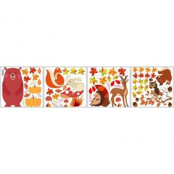 Autumn Maple Leaf Stickers for Home
