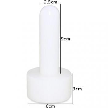 Set de anillos de acero inoxidable 3,5cm con agujero