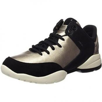 Geox D SFINGE A, Zapatillas para Mujer, Color Oro (CHAMPAGNE/BLACKCB59B), 41