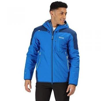 Regatta Herren Regenwandler: stretch‑gefedert, wasserdicht, Prussian Blue