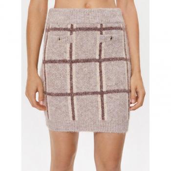 Mini Check Knit Skirt