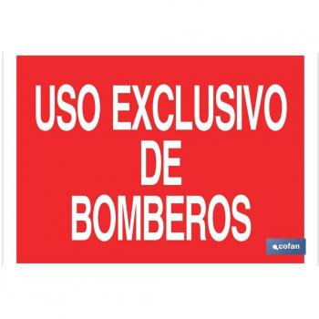 Indicador Luminoso Bombero 297x210mm