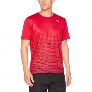 Puma Männer-Short Sleeve Tee Sommerdesign Toreador-Heather, Mittelgröße