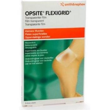 Pack de 5 OpSite FlexiGrid Pansement Transparent 10x12 cm