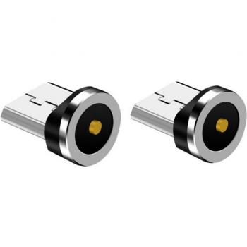 Conector Magnético de Carga Rápida para Teléfonos Android Tipo C/Micro USB/8 Pines