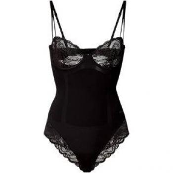 Calvin Klein Homewear Body Negro con Encaje