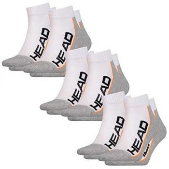 Head Performance Calcetines 6 pares multicolor blanco/gris