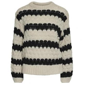 Y.A.S Strickpullover YASBUBBA LS-Knit Pullover S. NOOS
