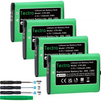 CTR003 1350mAh Lithium-ion Battery for Nintendo 3DS 2DS with Tools