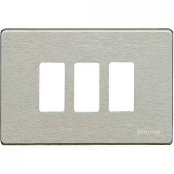 Plaque d’interrupteur Bticino Magic 503/3, 3 modules