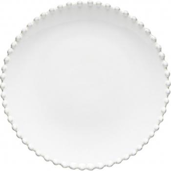 Set di 6 piatti dessert 22 cm Pearl bianco