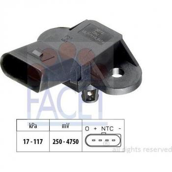 Sensor de Presión de Admisión FACET 10.3072