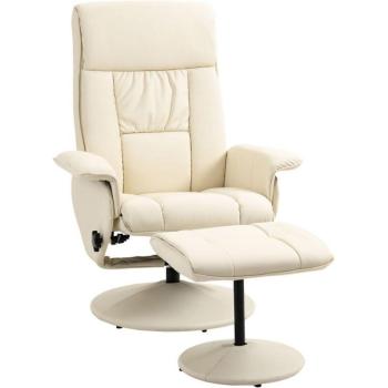 Poltrona Relax Maury’s 80X69X110CM – Seduta Rotante & Poggiapiè