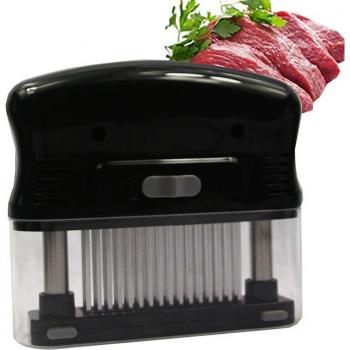Ablandador de Carne Pino: 48 Agujas Afiladas, Acero Inoxidable