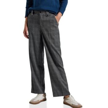 STREET ONE Hosen‑Kollektion: Kariert‑Stretch-Stoffhose, Damen, Gr. 40, L