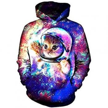 Pullover Uomo Gatto 3D Alisister