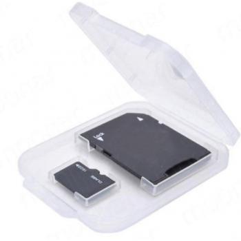 5 Pcs Clear Memory Card Storage Box