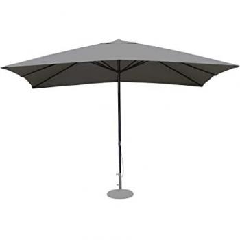 Ombrellone Da Giardino 3x3 per Esterno Nero e Grigio