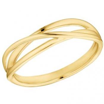 S.Oliver Fingerring goldfarben Größe 58