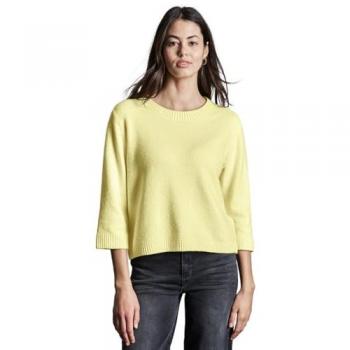 Pull tricot Street One pour femmes – jaune, 36