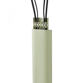Wall-Mounted Cable Duct with Clips