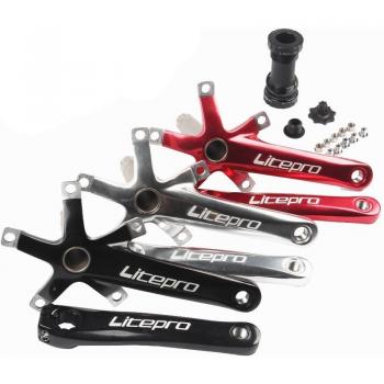 Pédalier de route pliable Litepro, disque unique 130 BCD