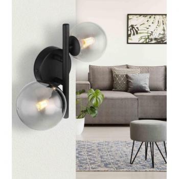 Plafoniera globulare con applique LED G9, 80 lm