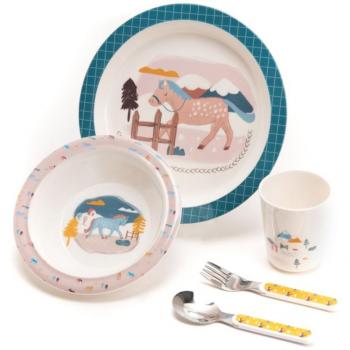 Coffret Repas Enfant 5 Pièces Marceau 27 x 12 x 24 Multicolore