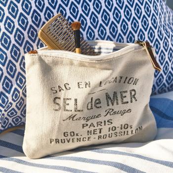 Trousse de Mer Beige Sel de Mer (20 x 15 cm)