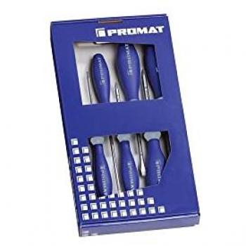 Set de tournevis 6 pièces fente/PZD PROMAT