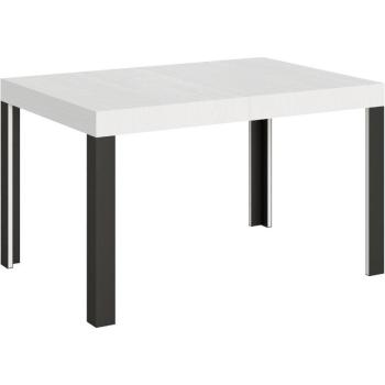 Table Liva en Bois et Acier sur Roulettes