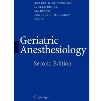 Springer-Verlag New York Geriatric Anesthesiology