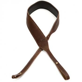 Sangle en cuir marron pour banjo Fender Paramount
