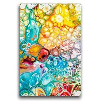 CALVENDO Pastell‑Acrylic‑Pouring – Kunstwerk Carola Vahldiek