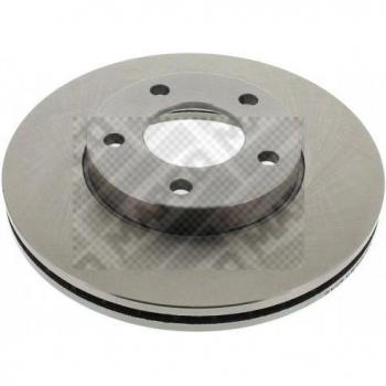MAPCO 25576 Ventilated Brake Disc