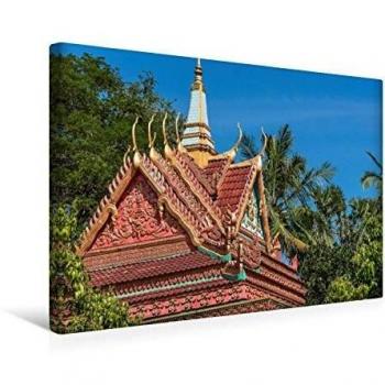 Martin Ristl Druck: Premium Textil‑Leinwand 45 × 30 cm, Wat Hanchey