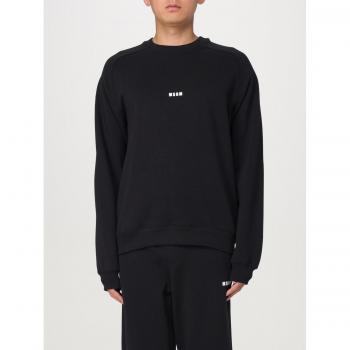 Felpa S Nero con Logo Piccolo