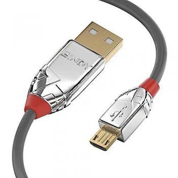 Cavo USB 2.0 Micro-B 1m Grigio