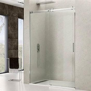 Mampara de Ducha Corredera 135-140 cm con Perfil Cromo