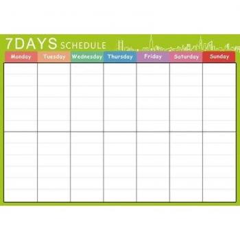 Magnetic Refrigerator Planner Board
