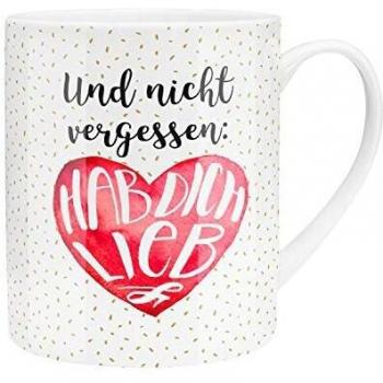 XL-Tasse Hab dich lieb
