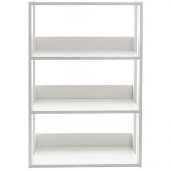 Bibliothèque modulable OWR‑600 (Iris Ohyama) – 3 compartiments – Chêne blanc