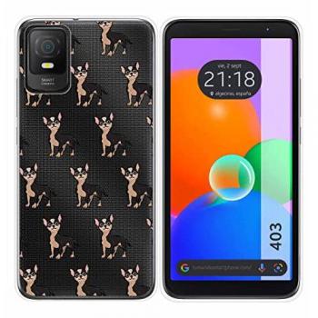 Funda de Silicona TCL 403 Personalizada con Diseño de Perros 11