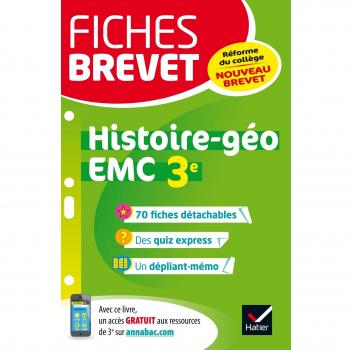 Histoire géographie Enseignement moral et civique 3e Broché