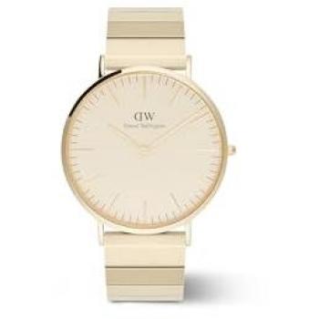 Daniel Wellington Reloj Masculino Classic Piano Link Oro Unité 40 mm